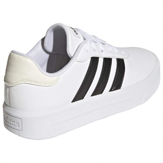 ADIDAS COURT PLATFORM HQ4532 ΛΕΥΚΟ ΜΑΥΡΟ