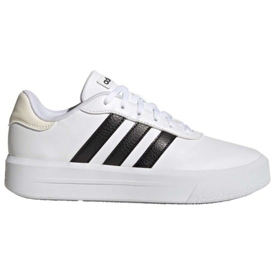 ADIDAS COURT PLATFORM HQ4532 ΛΕΥΚΟ ΜΑΥΡΟ