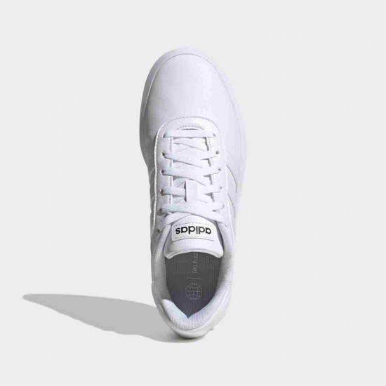 ADIDAS COURT PLATFORM GV9000 ΛΕΥΚΟ