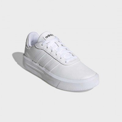 ADIDAS COURT PLATFORM GV9000 ΛΕΥΚΟ