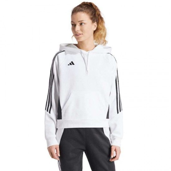 ADIDAS TIRO 24 HOODED SWEATSHIRT IR7508 ΛΕΥΚΟ