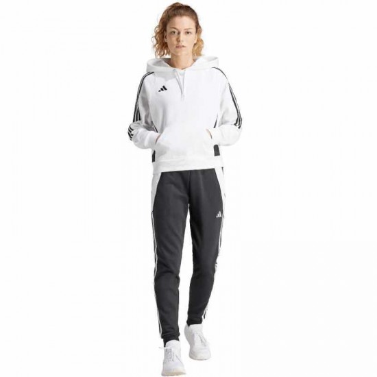 ADIDAS TIRO 24 HOODED SWEATSHIRT IR7508 ΛΕΥΚΟ