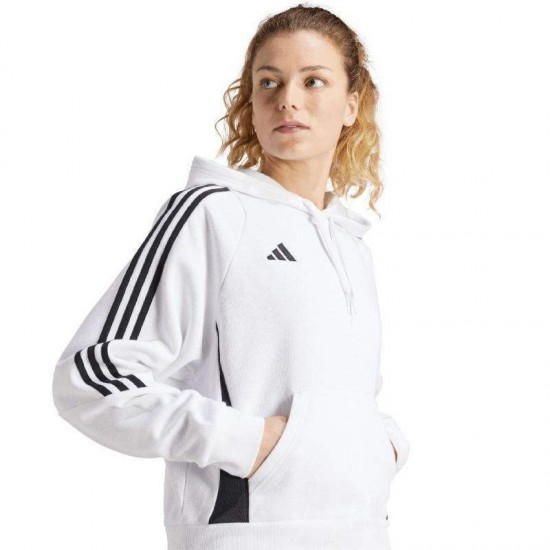 ADIDAS TIRO 24 HOODED SWEATSHIRT IR7508 ΛΕΥΚΟ