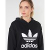 ADIDAS ADICOLOR TREFOIL HOODIE FM3307 ΜΑΥΡΟ