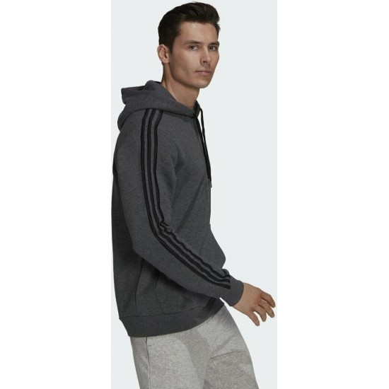 ADIDAS ESSENTIALS 3-STRIPES FLEECE GK9082 ΓΚΡΙ