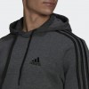 ADIDAS ESSENTIALS 3-STRIPES FLEECE GK9082 ΓΚΡΙ