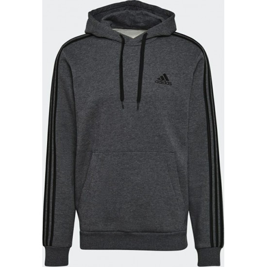 ADIDAS ESSENTIALS 3-STRIPES FLEECE GK9082 ΓΚΡΙ