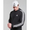 ADIDAS ESSENTIALS FLEECE 3-STRIPES HOODIE GK9072 ΜΑΥΡΟ ADIDAS ESSENTIALS FLEECE 3-STRIPES HOODIE GK9072 ΜΑΥΡΟ
