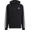 ADIDAS ESSENTIALS FLEECE 3-STRIPES HOODIE GK9072 ΜΑΥΡΟ ADIDAS ESSENTIALS FLEECE 3-STRIPES HOODIE GK9072 ΜΑΥΡΟ