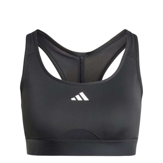 ADIDAS POWERREACT BRA BLACK JG1406 ΜΑΥΡΟ