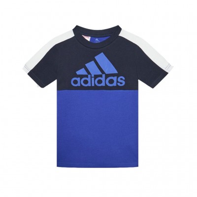 ADIDAS T-SHIRT B CB LOGO HC5651 ΜΠΛΕ ΡΟΥΑ