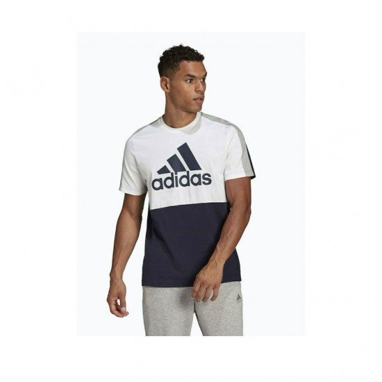 ADIDAS ESSENTIALS COLORBLOCK HE4329 ΜΠΛΕ ΛΕΥΚΟ