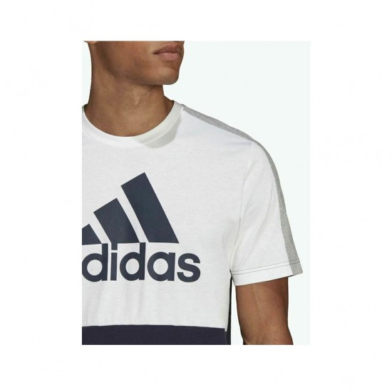 ADIDAS ESSENTIALS COLORBLOCK HE4329 ΜΠΛΕ ΛΕΥΚΟ