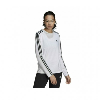 ADIDAS 3STR LONG SLEEVE WOMAN HC9121 ΛΕΥΚΟ