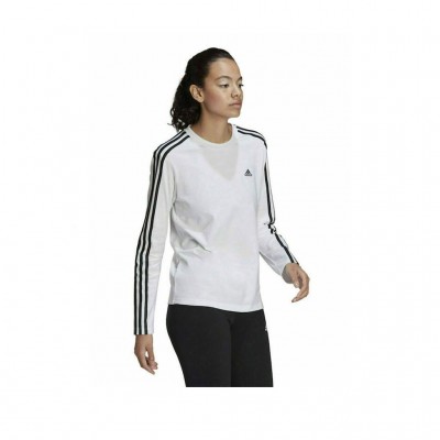 ADIDAS 3STR LONG SLEEVE WOMAN HC9121 ΛΕΥΚΟ