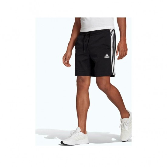 ADIDAS AEROREADY ESSENTIALS 3-STRIPES SHORTS GK9988 ΜΑΥΡΟ