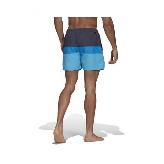 ADIDAS BLOCK SWIM SHORTS HA0381 ΜΠΛΕ