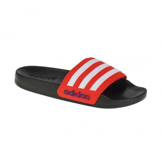 ADIDAS ADILETTE SHOWER SLIDES FY8844 ΜΑΥΡΟ ΚΟΚΚΙΝΟ