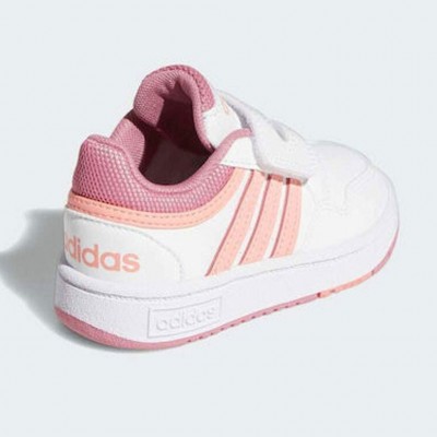 ADIDAS HOOPS 3.0 INF GW0440 ΡΟΖ ΛΕΥΚΟ