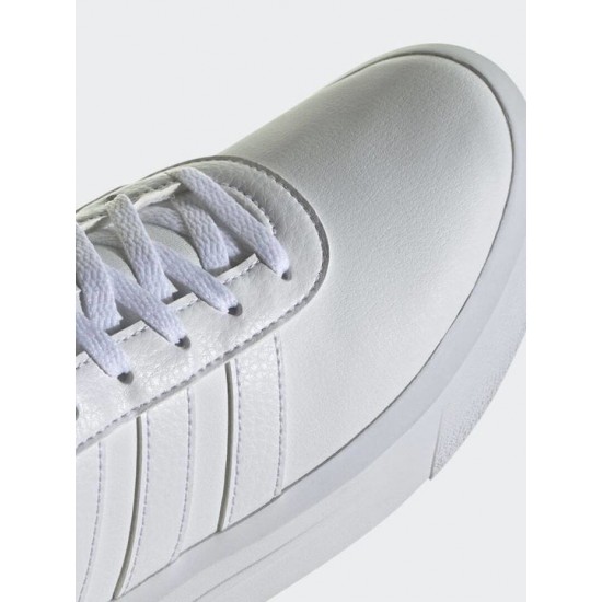 ADIDAS COURT PLATFORM GV9000 ΛΕΥΚΟ