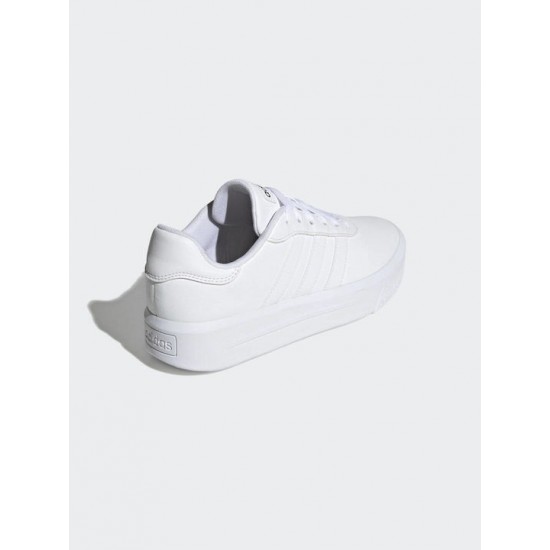 ADIDAS COURT PLATFORM GV9000 ΛΕΥΚΟ