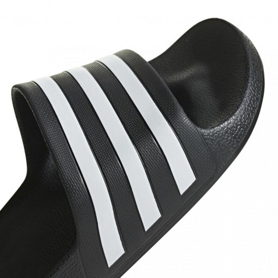 ADIDAS ADILETTE AQUA F35543 ΜΑΥΡΟ ΛΕΥΚΟ