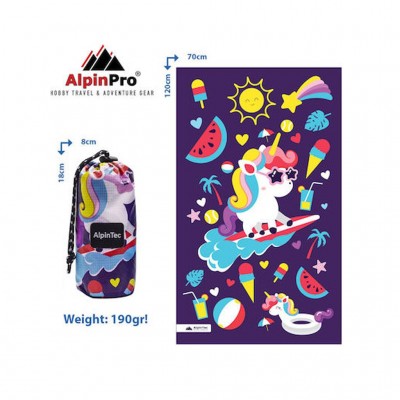 ALPINPRO TOWEL DRYFAST SURFING PONY 70X120 GMS-1-1