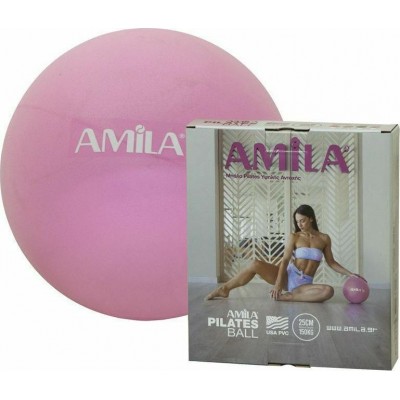 AMILA PILATES BALL 25CM 95817 ΡΟΖ