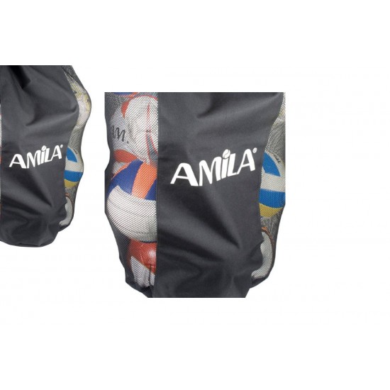 AMILA ΣΑΚΟΣ ΜΕΤΑΦΟΡΑΣ 15 ΜΠΑΛΩΝ 44999 ΜΑΥΡΟ