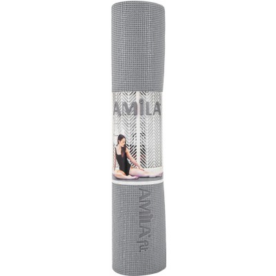 AMILA ΣΤΡΩΜΑ YOGA 6MM 173X61CM 96753 ΑΝΘΡΑΚΙ
