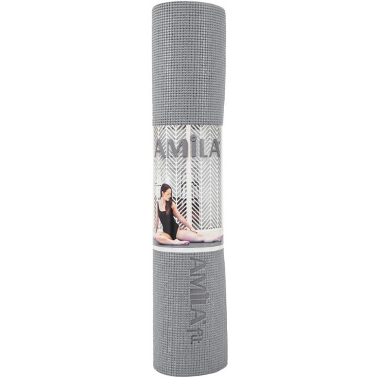 AMILA ΣΤΡΩΜΑ YOGA 6MM 173X61CM 96753 ΑΝΘΡΑΚΙ