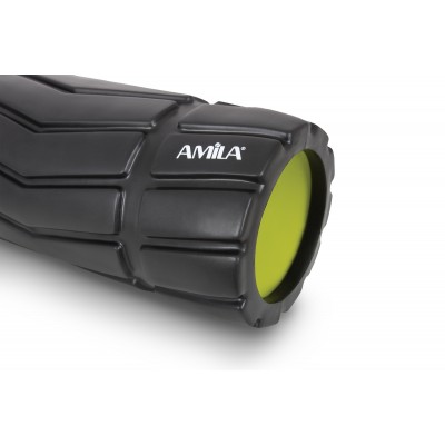 AMILA FOAM ROLLER ARROW Φ14X33CM 96828 ΜΑΥΡΟ ΛΑΙΜ