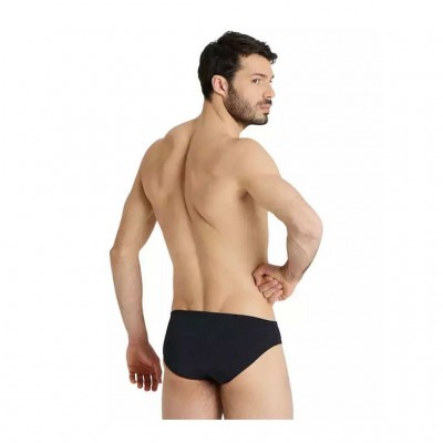 ARENA TEAM SWIM BRIEFS SOLID 004773 550 ΜΑΥΡΟ ΛΕΥΚΟ