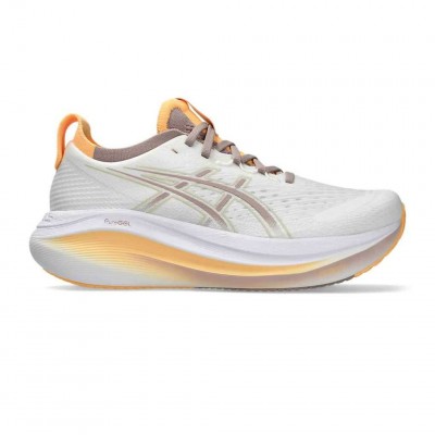 ASICS GEL-NIMBUS 27 1012B753 103 ΛΕΥΚΟ ΚΑΦΕ