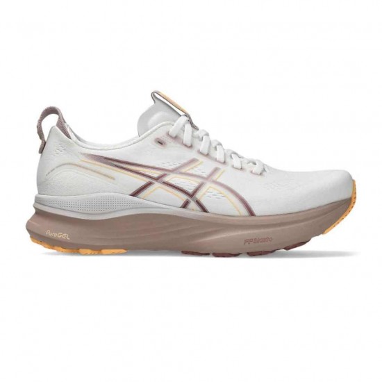 ASICS GEL-KAYANO 32 1012B838 101 ΛΕΥΚΟ ΠΟΡΤΟΚΑΛΙ