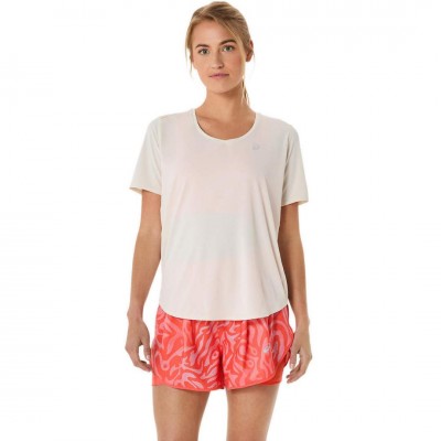ASICS ROAD V NECK SS TOP 2012C985 200 ΕΚΡΟΥ