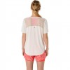 ASICS ROAD V NECK SS TOP 2012C985 200 ΕΚΡΟΥ