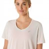 ASICS ROAD V NECK SS TOP 2012C985 200 ΕΚΡΟΥ