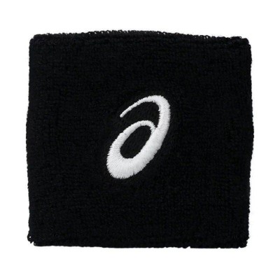 ASICS WRIST BAND WRISTBAND BLACK 2 PCS 3043A120 001 ΜΑΥΡΟ