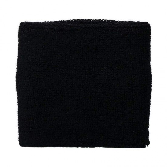 ASICS WRIST BAND WRISTBAND BLACK 2 PCS 3043A120 001 ΜΑΥΡΟ
