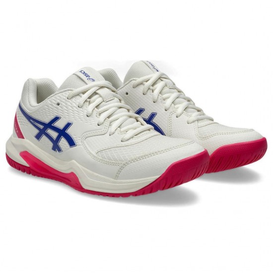 ASICS GEL-DEDICATE 8 1042A237 105 ΛΕΥΚΟ ΦΟΥΞΙΑ