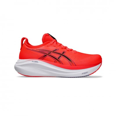 ASICS GEL NIMBUS 27 1011B958 600 ΚΟΚΚΙΝΟ ΜΑΥΡΟ