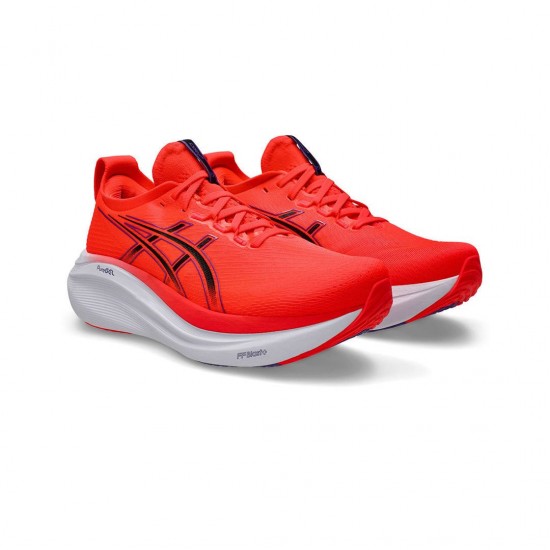 ASICS GEL NIMBUS 27 1011B958 600 ΚΟΚΚΙΝΟ ΜΑΥΡΟ
