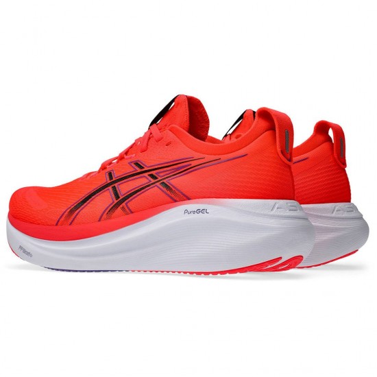 ASICS GEL NIMBUS 27 1011B958 600 ΚΟΚΚΙΝΟ ΜΑΥΡΟ