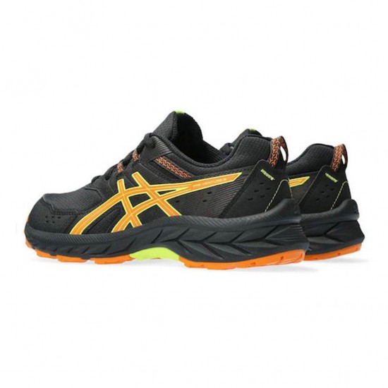 ASICS PRE VENTURE 9 GS 1014A276 002GS ΜΑΥΡΟ ΠΟΡΤΟΚΑΛΙ