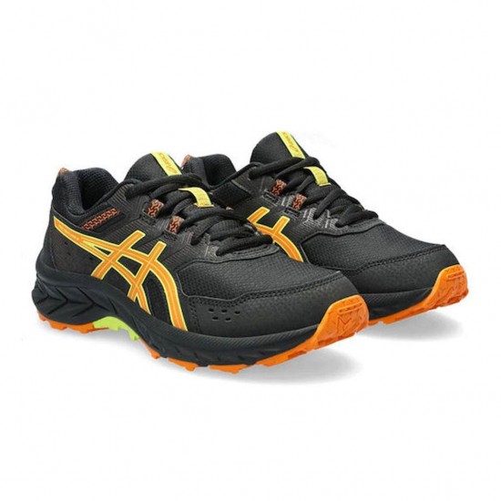 ASICS PRE VENTURE 9 GS 1014A276 002GS ΜΑΥΡΟ ΠΟΡΤΟΚΑΛΙ