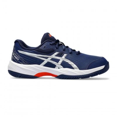 ASICS GEL GAME 9 GS 1044A052 403 ΜΠΛΕ ΛΕΥΚΟ