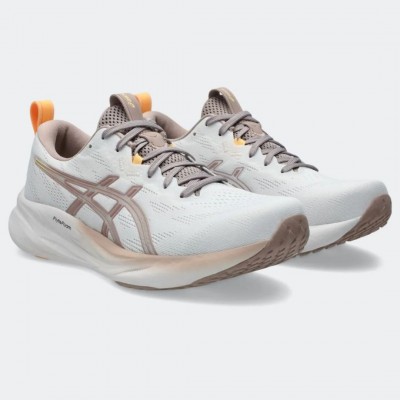 ASICS GEL PULSE 16 1012B755 101 ΛΕΥΚΟ ΚΑΦΕ