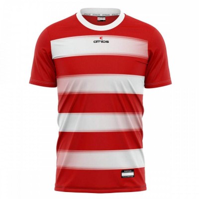 ΦΑΝΕΛΑ ΠΟΔΟΣΦΑΙΡΟΥ ΨΗΦΙΑΚΗ STRIPES ΚΟΚΚΙΝΟ ΛΕΥΚΟ 2651