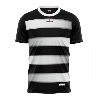 ΦΑΝΕΛΑ ΠΟΔΟΣΦΑΙΡΟΥ ΨΗΦΙΑΚΗ STRIPES ΜΑΥΡΟ-ΛΕΥΚΟ 2651
